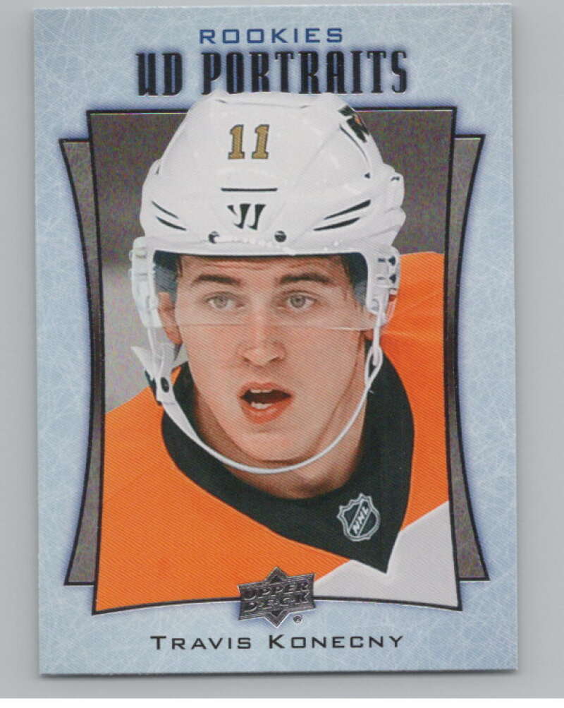 2016-17  UD Portraits #P-75 Travis Konecny  Philadelphia Flyers  V104905 Image 1
