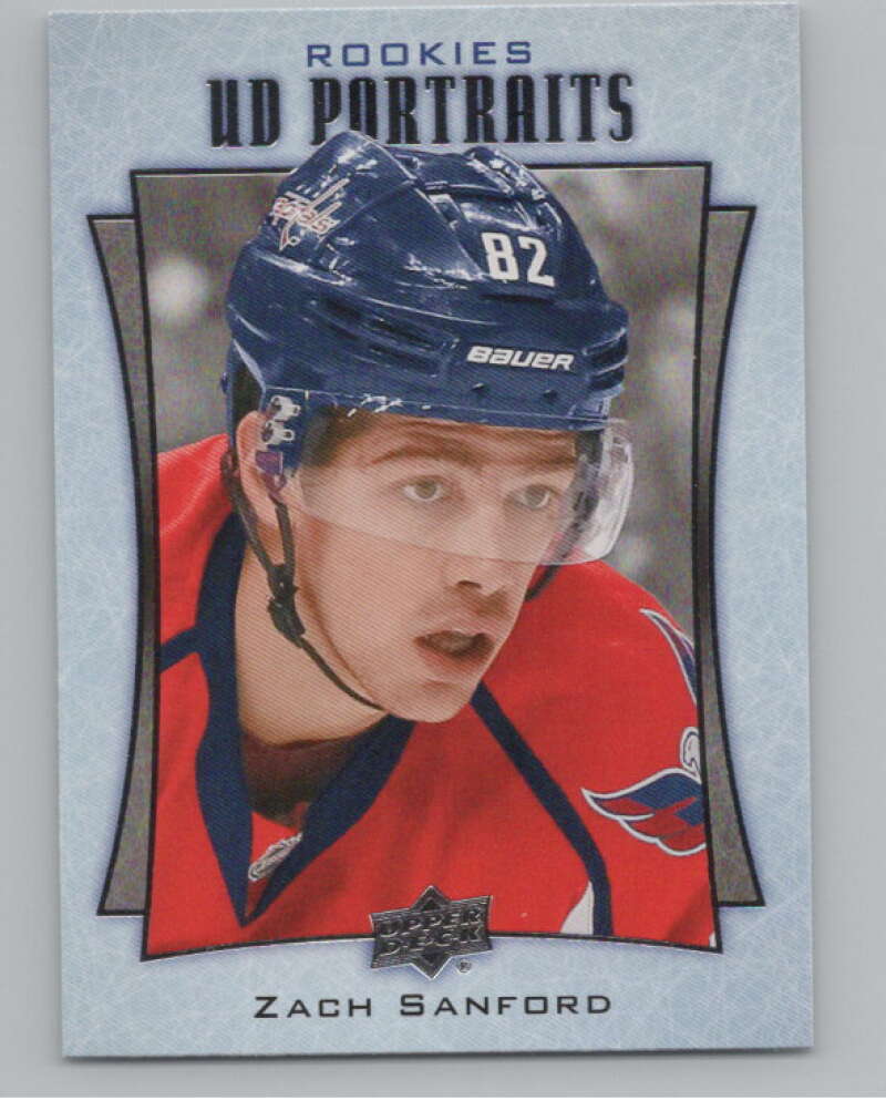 2016-17  UD Portraits #P-76 Zach Sanford  Washington Capitals  V104906 Image 1