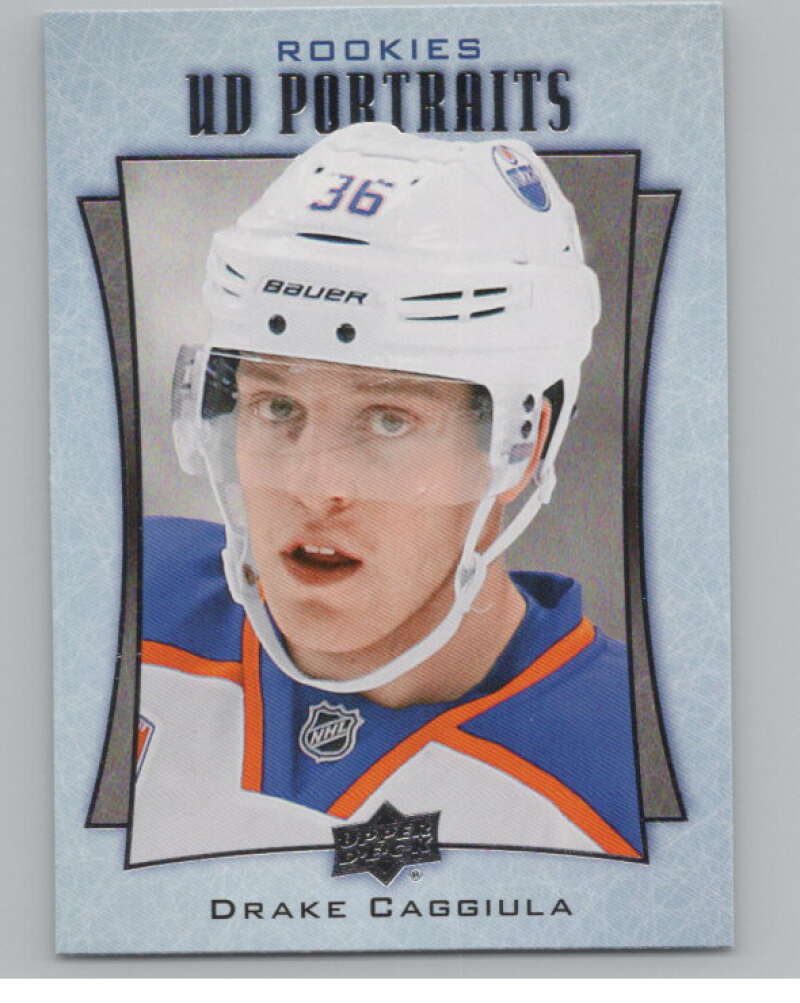 2016-17  UD Portraits #P-78 Drake Caggiula  Edmonton Oilers  V104908 Image 1