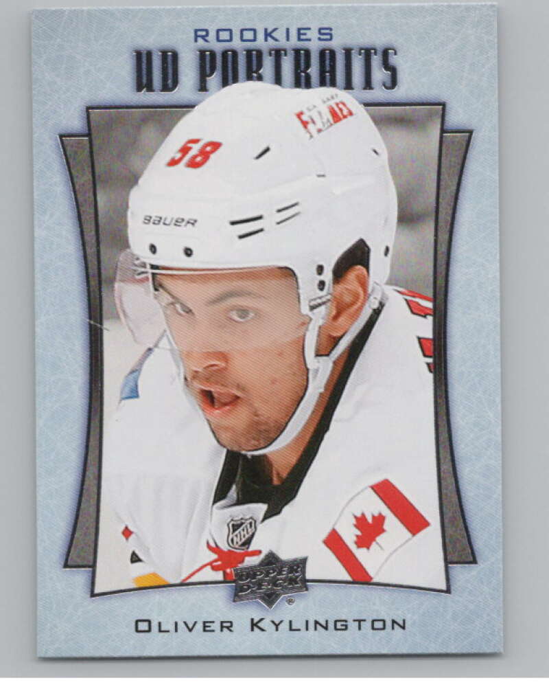 2016-17  UD Portraits #P-83 Oliver Kylington  Calgary Flames  V104912 Image 1
