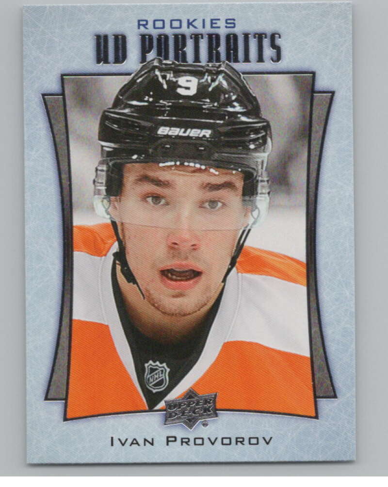 2016-17  UD Portraits #P-86 Ivan Provorov  Philadelphia Flyers  V104915 Image 1