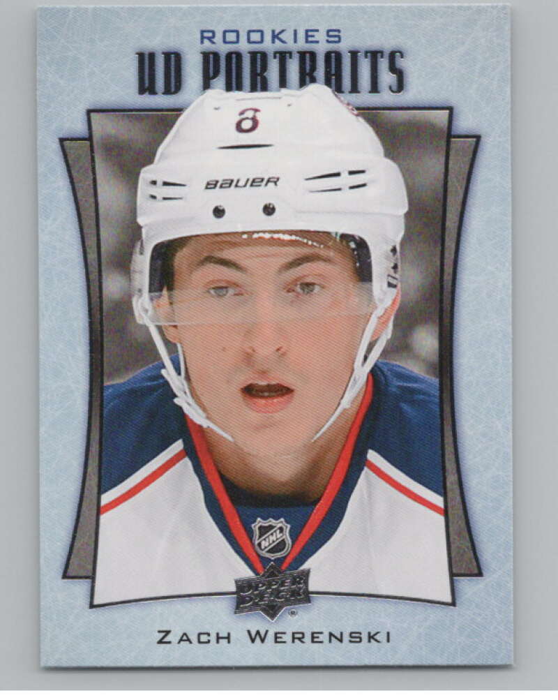 2016-17  UD Portraits #P-89 Zach Werenski  Columbus Blue Jackets  V104918 Image 1