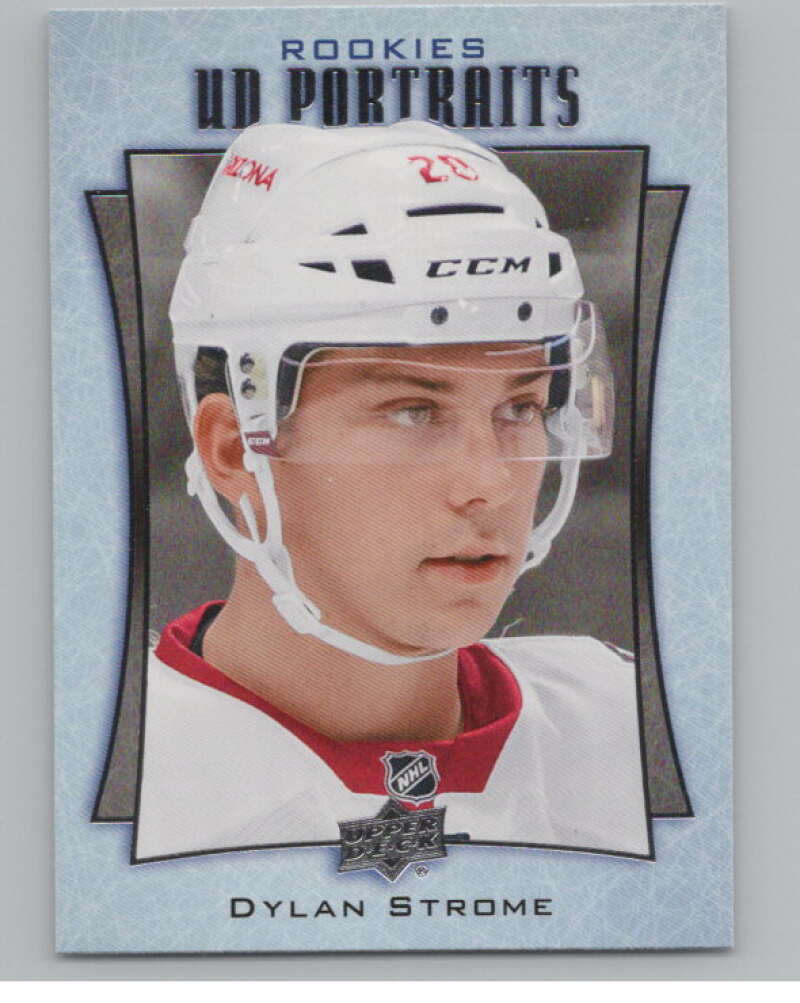 2016-17  UD Portraits #P-91 Dylan Strome  Arizona Coyotes  V104920 Image 1