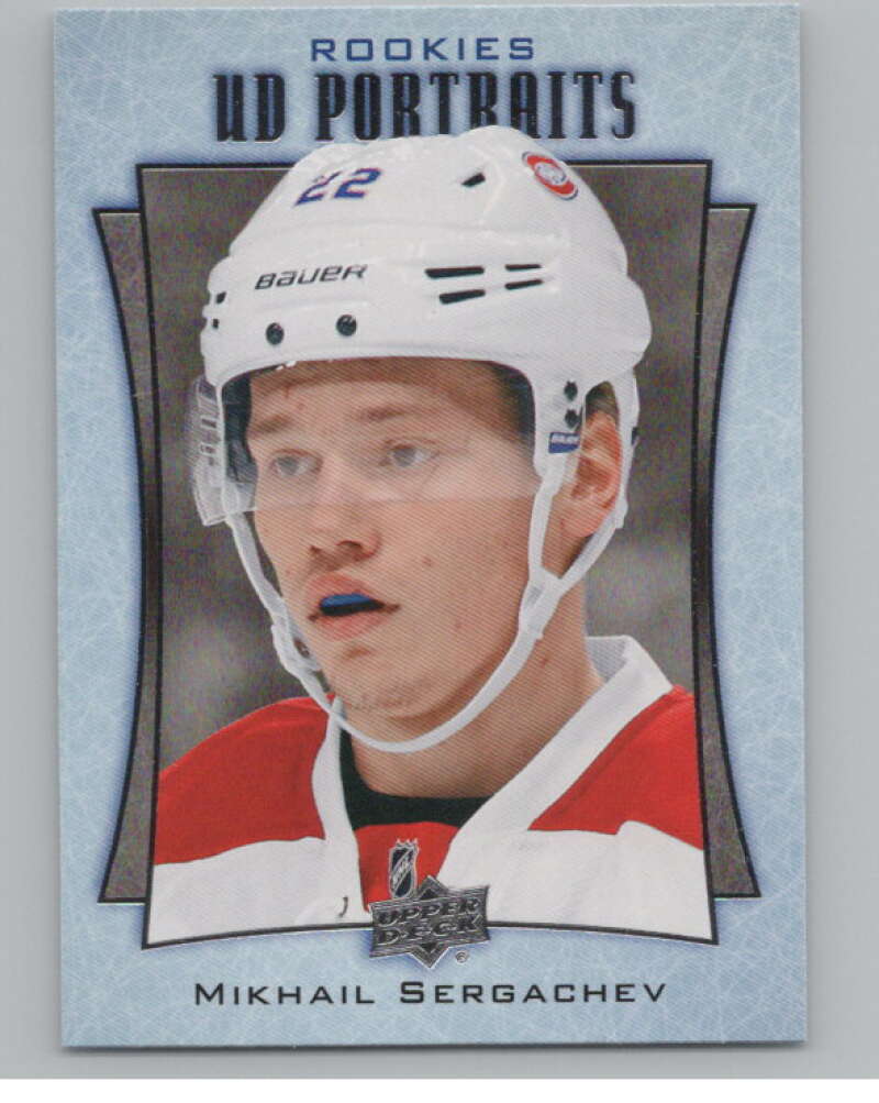 2016-17  UD Portraits #P-95 Mikhail Sergachev  Montreal Canadiens  V104924 Image 1
