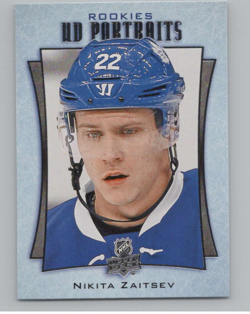 2016-17  UD Portraits #P-96 Nikita Zaitsev  Toronto Maple Leafs  V104925 Image 1