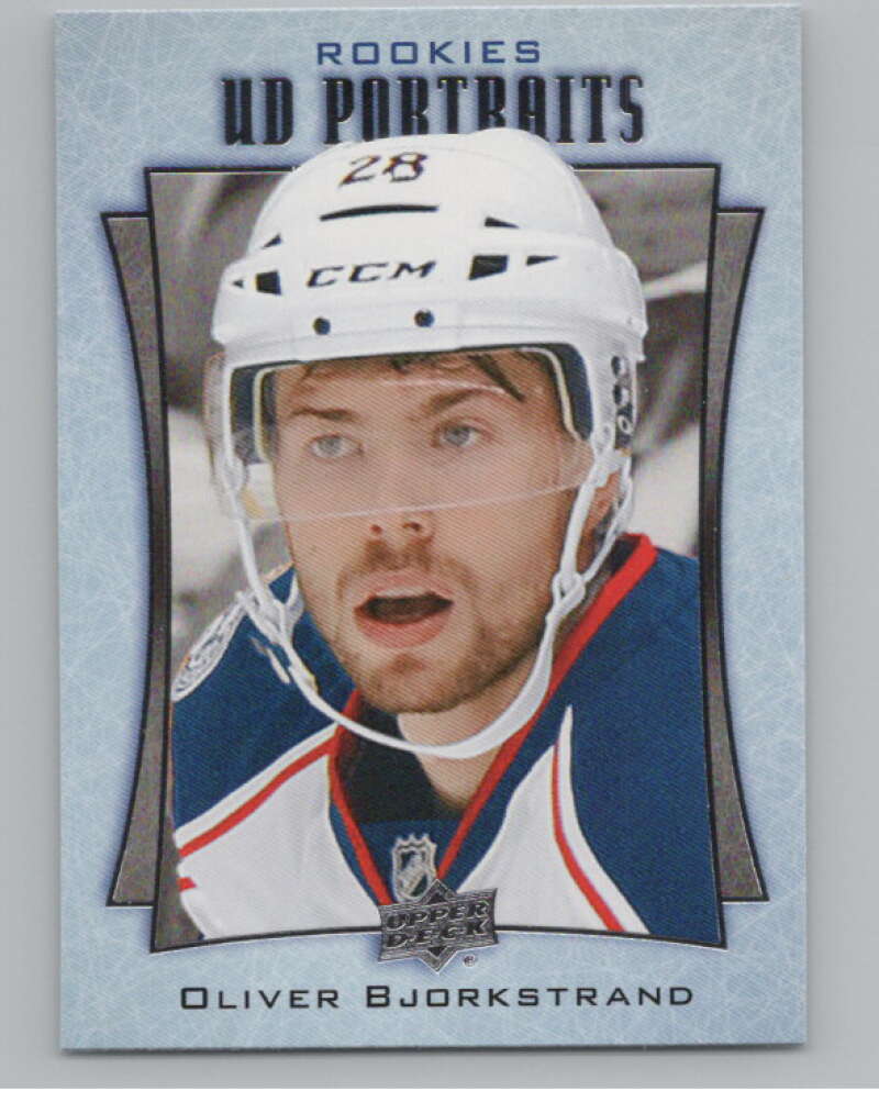 2016-17  UD Portraits #P-98 Oliver Bjorkstrand  Columbus Blue Jackets  V104927 Image 1