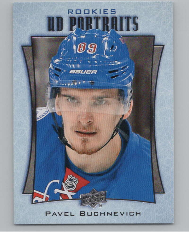 2016-17  UD Portraits #P-104 Pavel Buchnevich  New York Rangers  V104933 Image 1