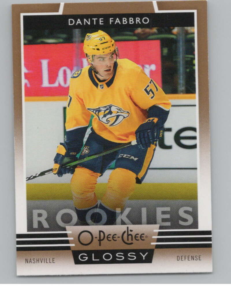 2019-20 Upper Deck OPC Glossy Rookies Copper #R-3 Dante Fabbro  V104939 Image 1