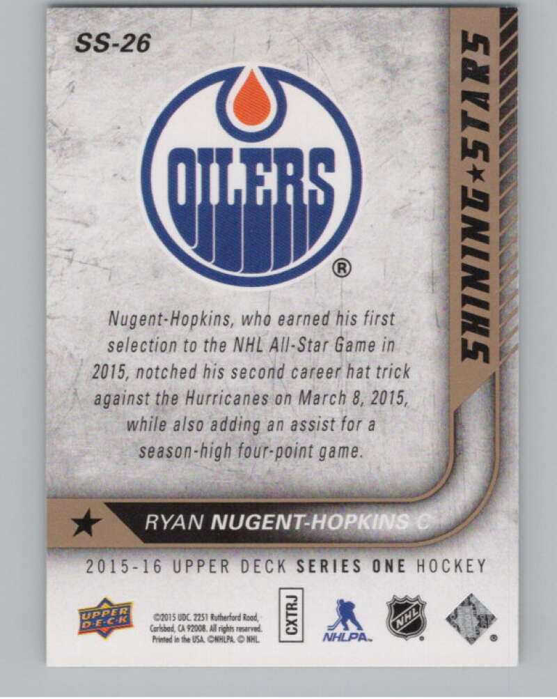2015-16 Upper Deck Shining Stars #SS-26 Ryan Nugent-Hopkins  V104941 Image 2