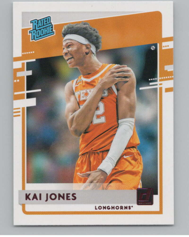 2021-22  Donruss Rated Rookies Pink #37 Kai Jones Longhorns  V104955 Image 1