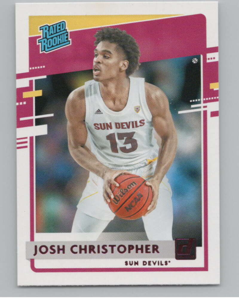 2021-22  Donruss Rated Rookies Pink #47 Josh Christopher Devils  V104956 Image 1