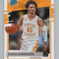 2021-22   Donruss Rated Rookies #31 Keon Johnson Volunteers  V104962 Image 1