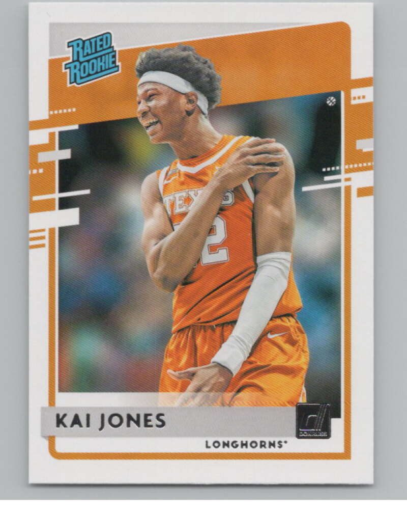 2021-22   Donruss Rated Rookies #37 Kai Jones  Texas Longhorns  V104966 Image 1