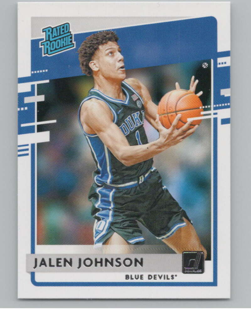 2021-22   Donruss Rated Rookies #38 Jalen Johnson  Duke Blue Devils  V104967 Image 1