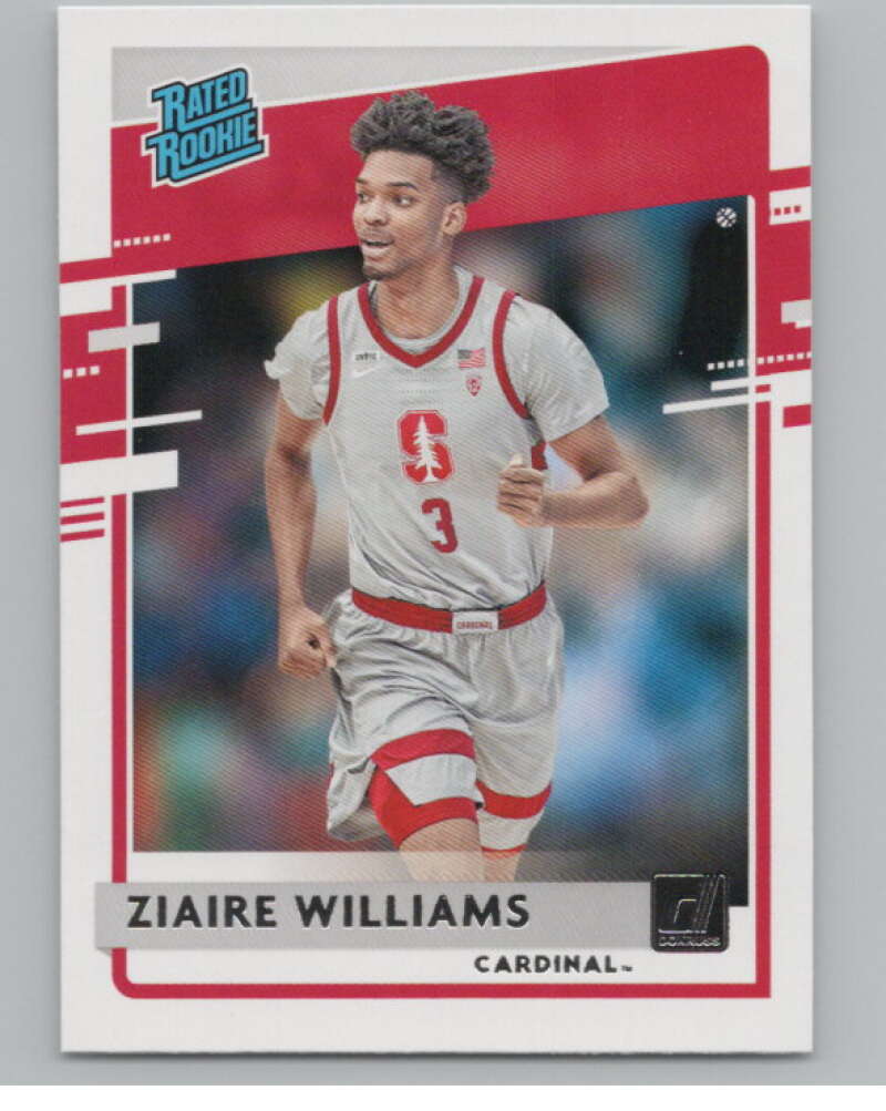 2021-22   Donruss Rated Rookies #41 Ziaire Williams  Stanford Cardinal  V104968 Image 1