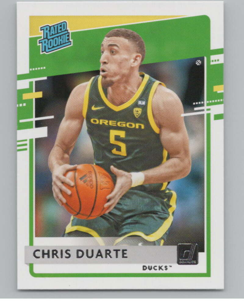 2021-22   Donruss Rated Rookies #43 Chris Duarte  Oregon Ducks  V104970 Image 1