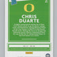 2021-22   Donruss Rated Rookies #43 Chris Duarte  Oregon Ducks  V104970 Image 2