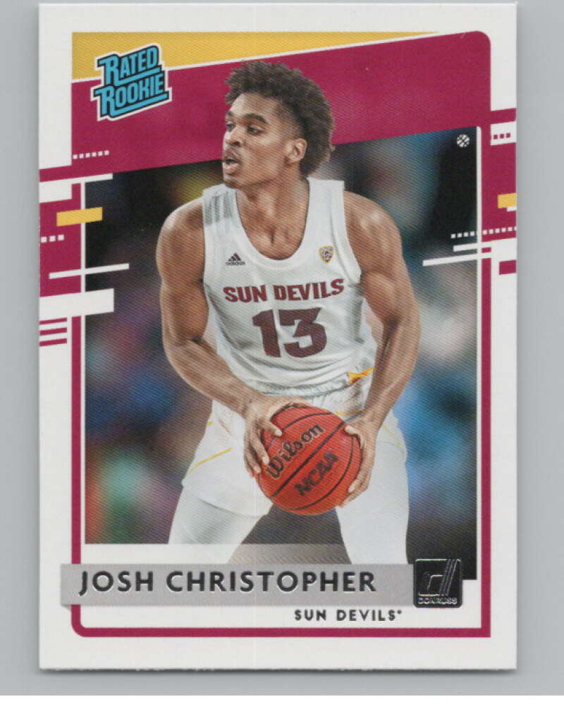2021-22   Donruss Rated Rookies #47 Josh Christopher Sun Devils  V104974 Image 1