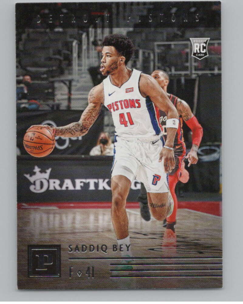 2020-21 Panini Chronicles #124 Saddiq Bey  Detroit Pistons  V104981 Image 1