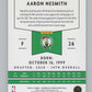 2020-21 Panini Chronicles #126 Aaron Nesmith  Boston Celtics  V104982 Image 2
