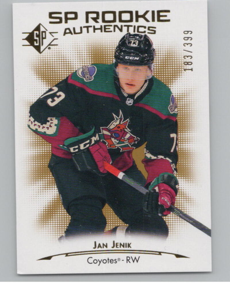 2021-22 Upper Deck SP Gold #130 Jan Jenik Rookie 183/3999 RC V104987 Image 1