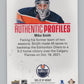 2021-22 SP Authentic Profiles Red #AP10 Mike Smith 30/199 Hockey V104988 Image 2