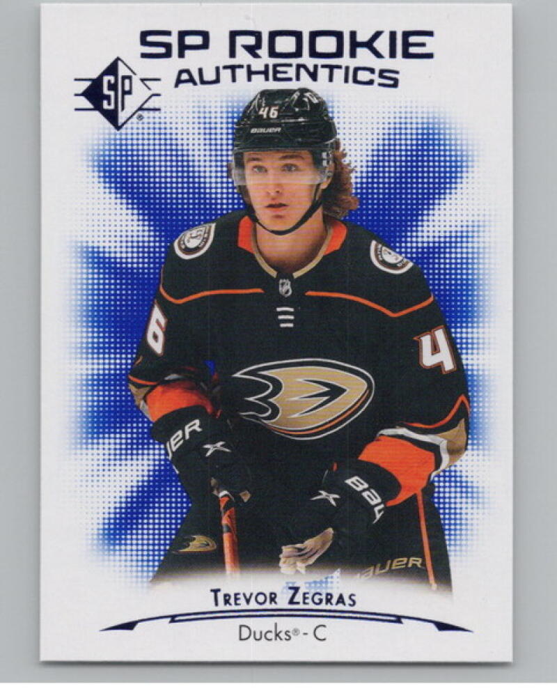 2021-22 Upper Deck SP Blue #101 Trevor Zegras Hockey V104989 Image 1