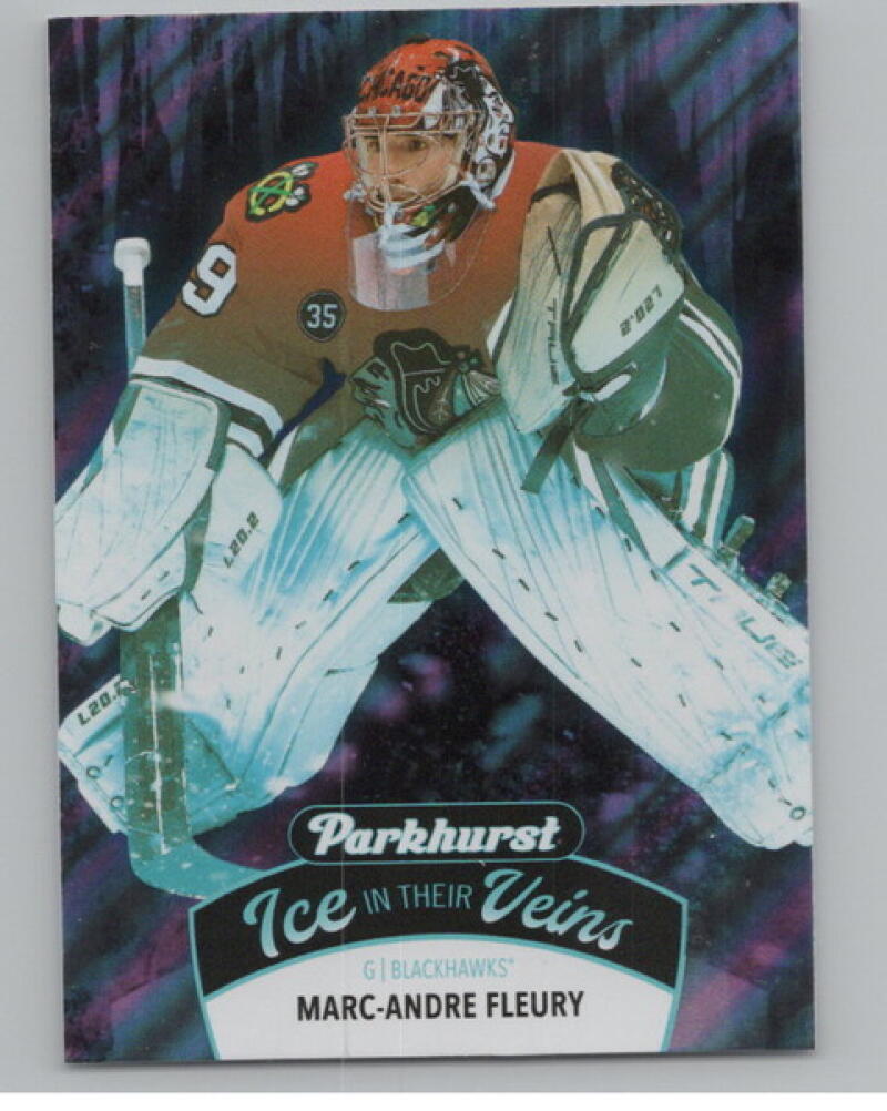 2021-22 Parkhurst Ice in Their Veins #IV14 Marc-Andre Fleury Hockey V104990 Image 1
