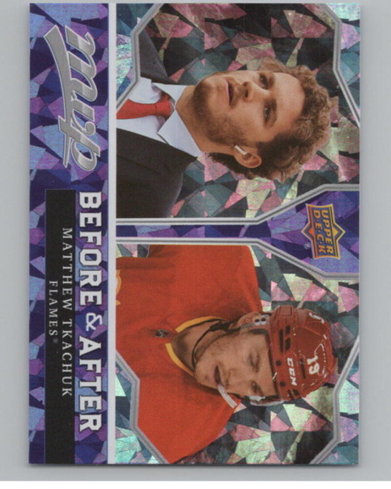 2021-22 Upper Deck MVP Before and After #BA16 Matthew Tkachuk V104994 Image 1