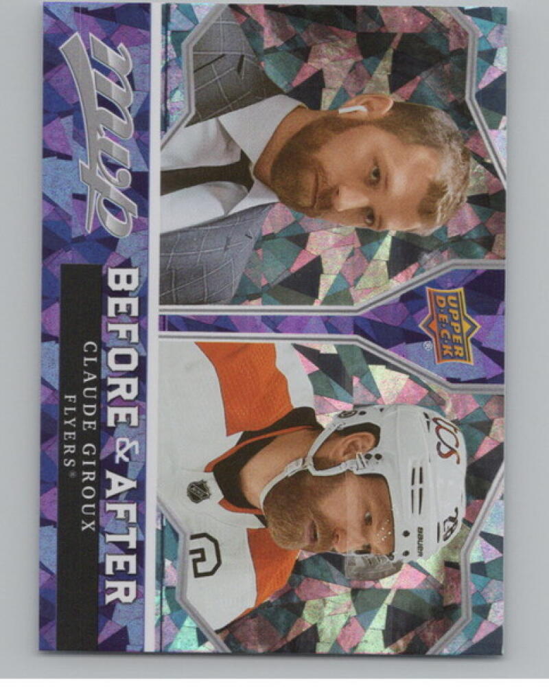 2021-22 Upper Deck MVP Before and After #BA17 Claude Giroux V104996 Image 1