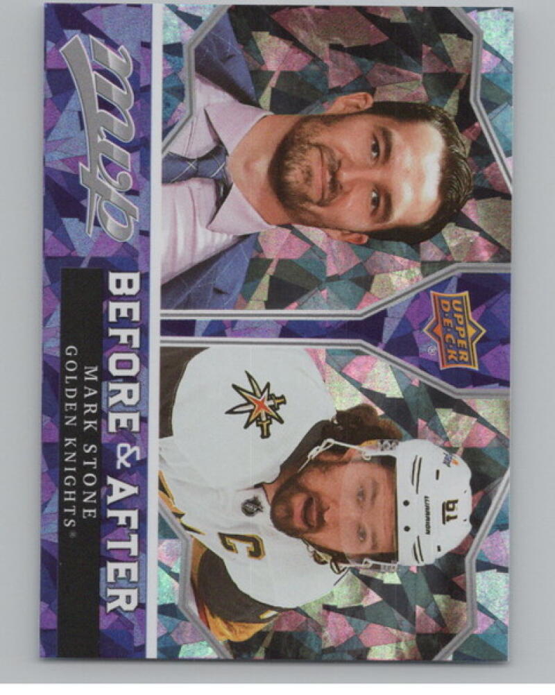 2021-22 Upper Deck MVP Before and After #BA14 Mark Stone V104997 Image 1