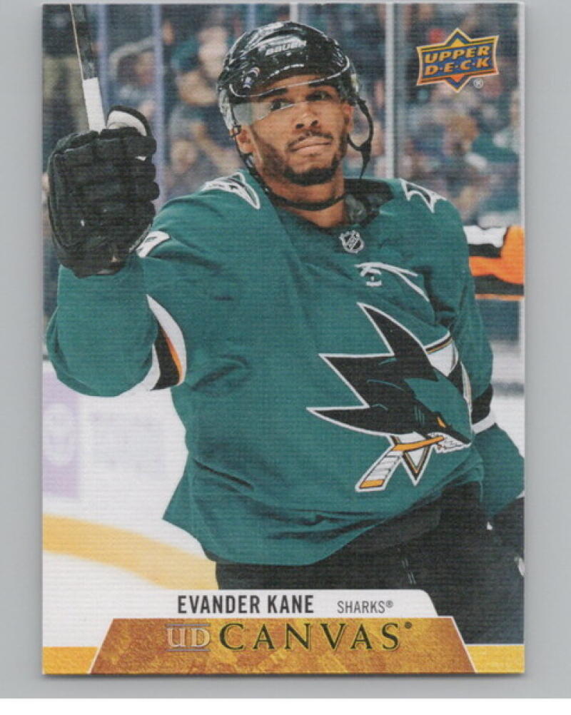 2020-21 Upper Deck Canvas #C67 Evander Kane Hockey V105009 Image 1