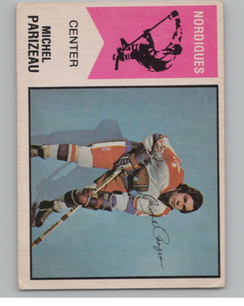1974-75 O-Pee-Chee WHA #52 Michel Parizeau Hockey Vintage V105012 Image 1