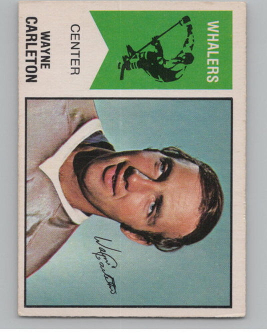 1974-75 O-Pee-Chee WHA #45 Wayne Carleton Hockey Vintage V105014 Image 1