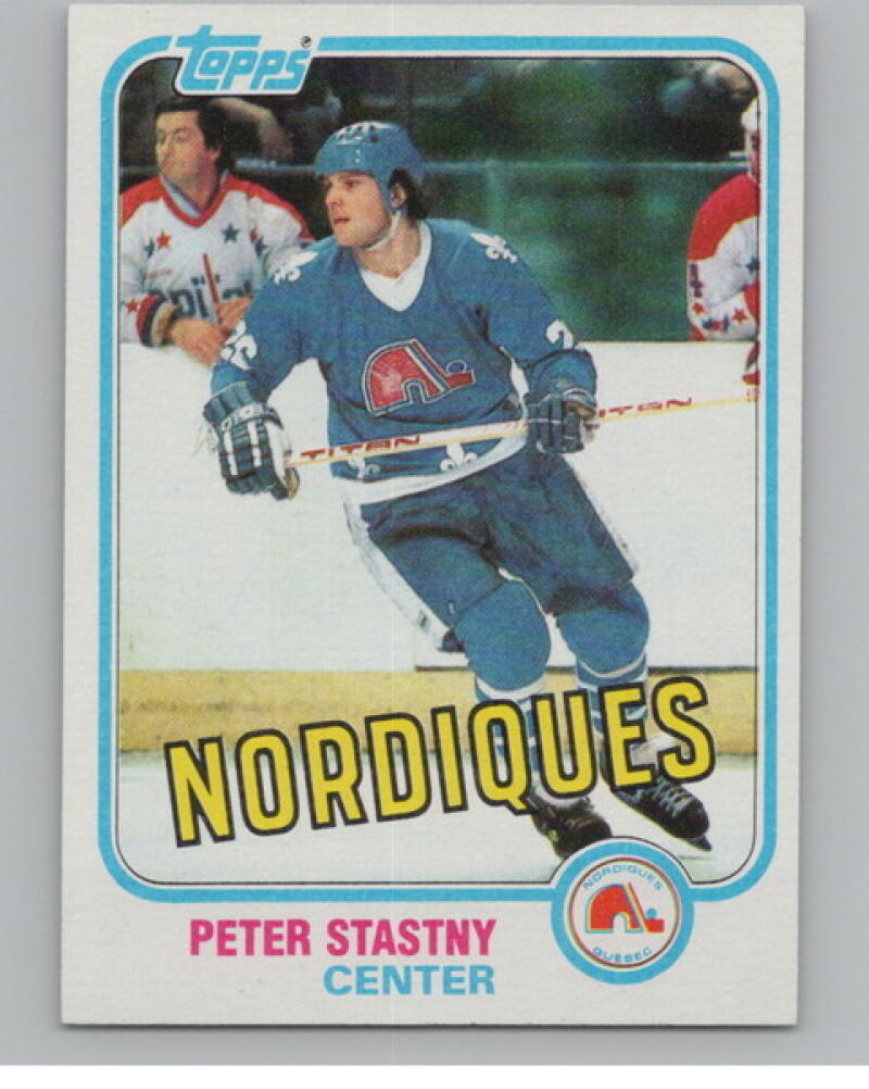 1981-82 Topps #39 Peter Stastny RC Rookie V105018 Image 1
