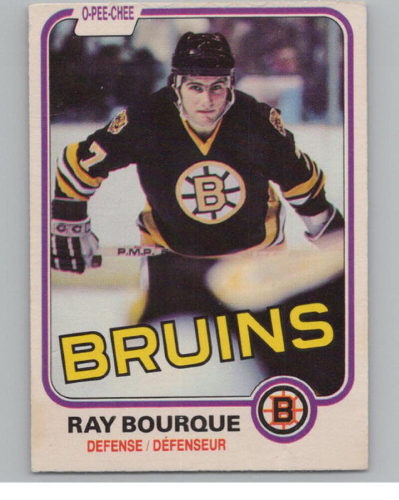 1981-82 O-Pee-Chee #1 Ray Bourque Hockey Bruins V105019 Image 1