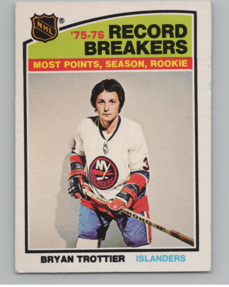 1976-77 O-Pee-Chee #67 Bryan Trottier RB Hockey Islanders V105021 Image 1