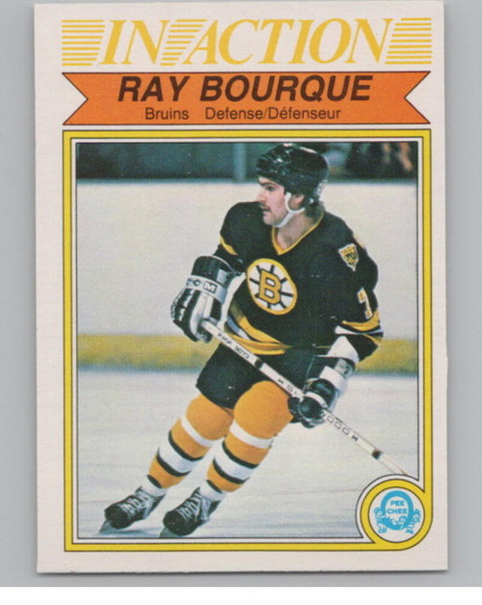 1982-83 O-Pee-Chee #24 Ray Bourque IA Hockey Bruins V105023 Image 1