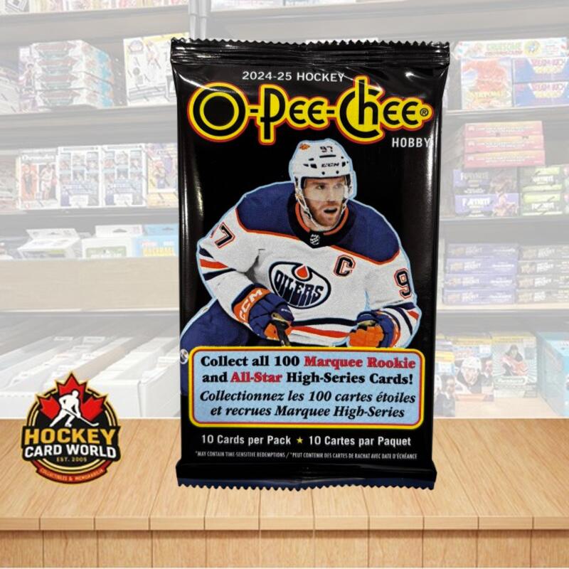 2024-25 Upper Deck O-Pee-Chee Hockey Hobby PACK - 10 Cards Per Pack  Image 1