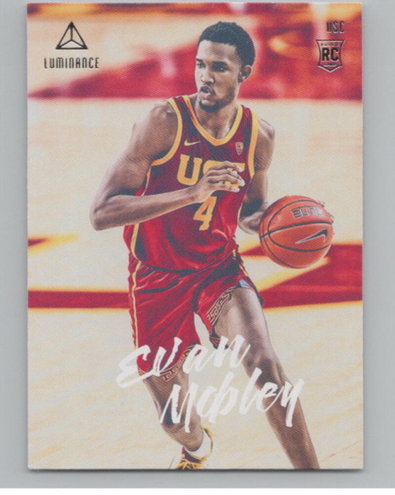 2021-22 Chronicles Draft Picks Luninance #77 Evan Mobley Rookie V105026 Image 1