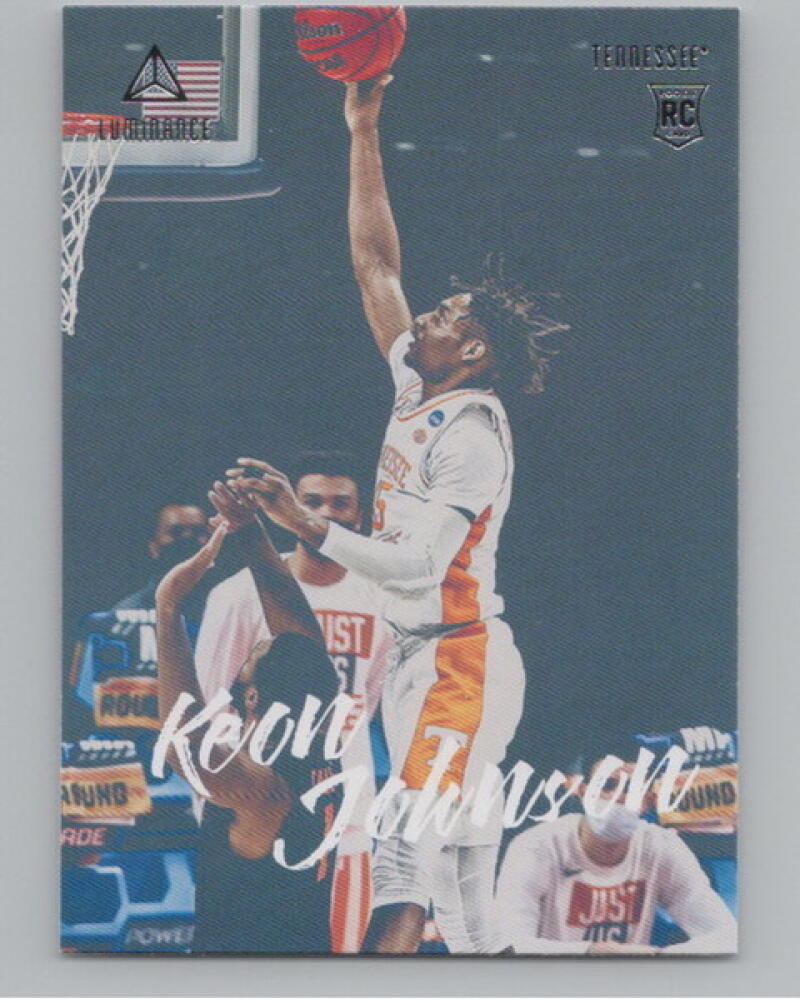 2021-22 Chronicles Draft Picks Luninance #81 Keon Johnson Rookie V105033 Image 1