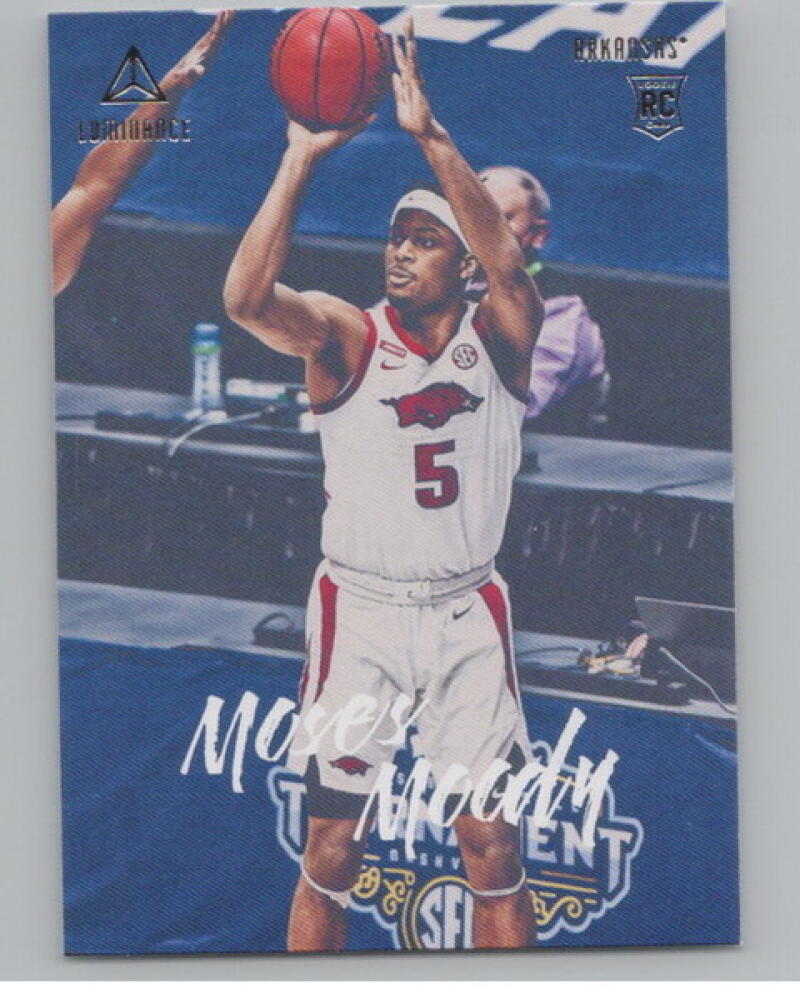 2021-22 Chronicles Draft Picks Luminance #86 Moses Moody Rookie V105044 Image 1