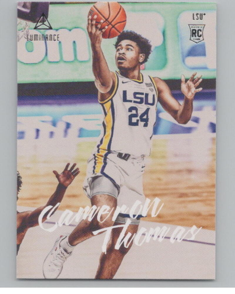 2021-22 Chronicles Draft Picks Luminance #90 Cameron Thomas Rookie V105049 Image 1