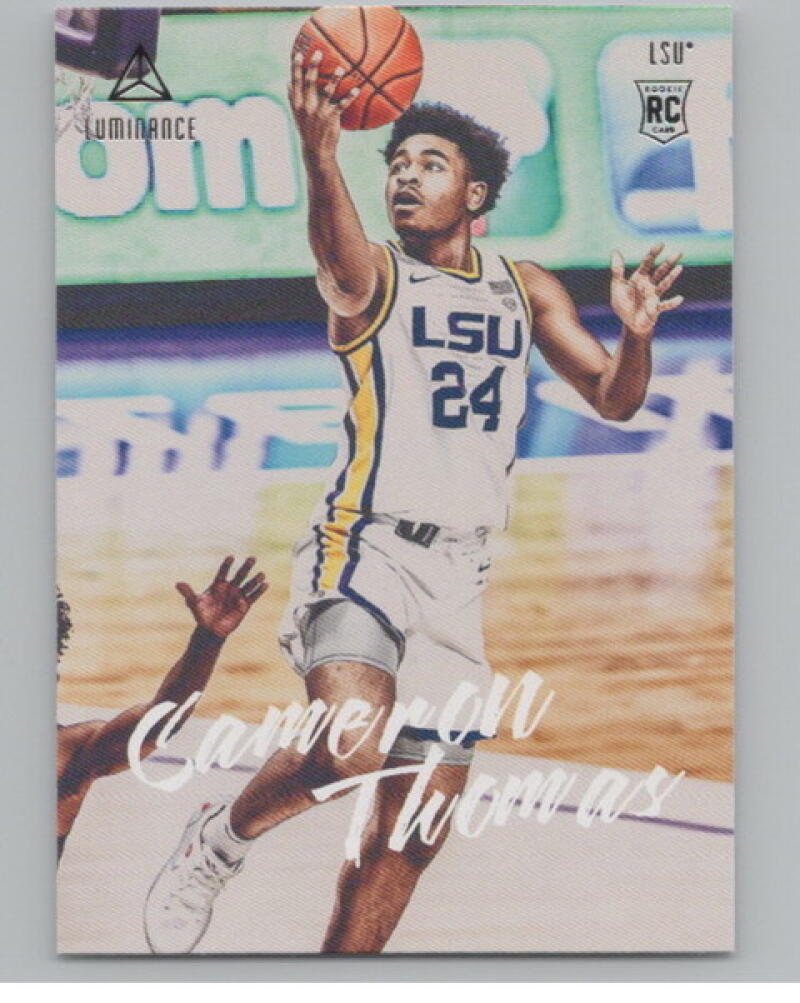 2021-22 Chronicles Draft Picks Luminance #90 Cameron Thomas Rookie V105050 Image 1