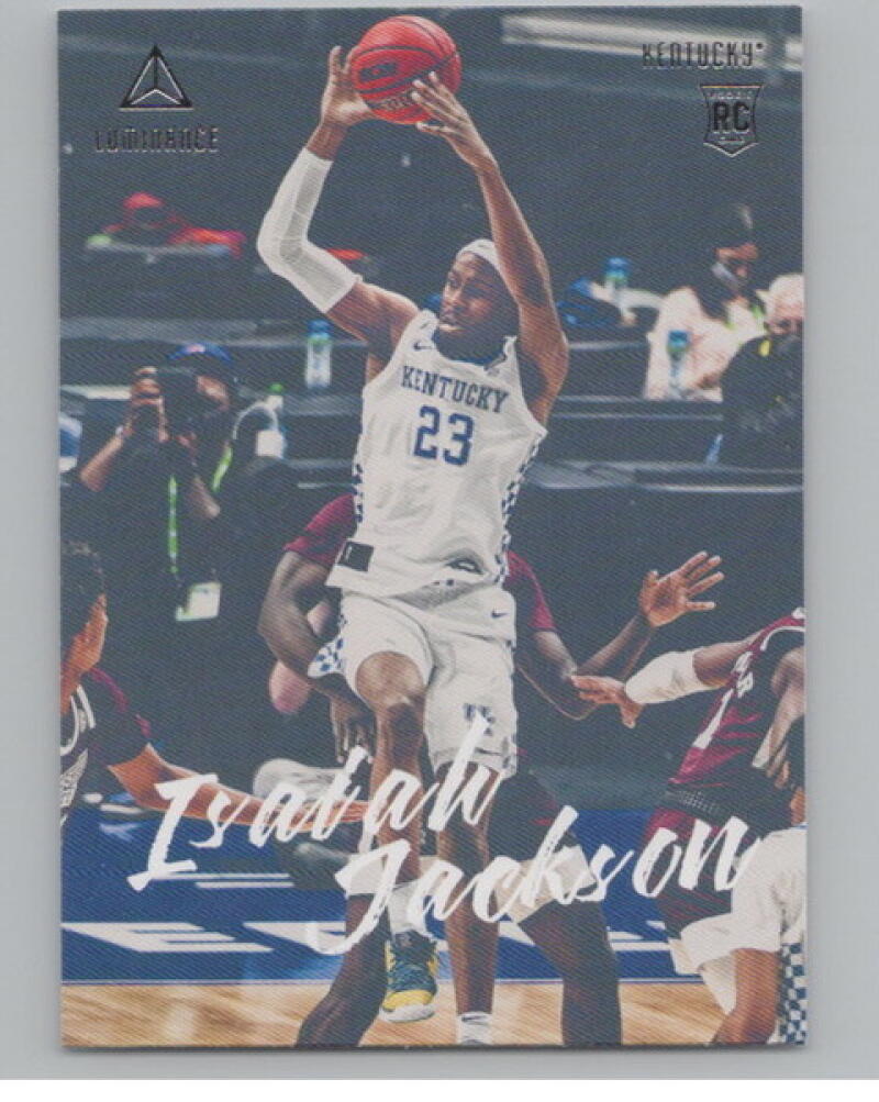 2021-22 Chronicles Draft Picks Luminance #92 Isaiah Jackson Rookie V105054 Image 1