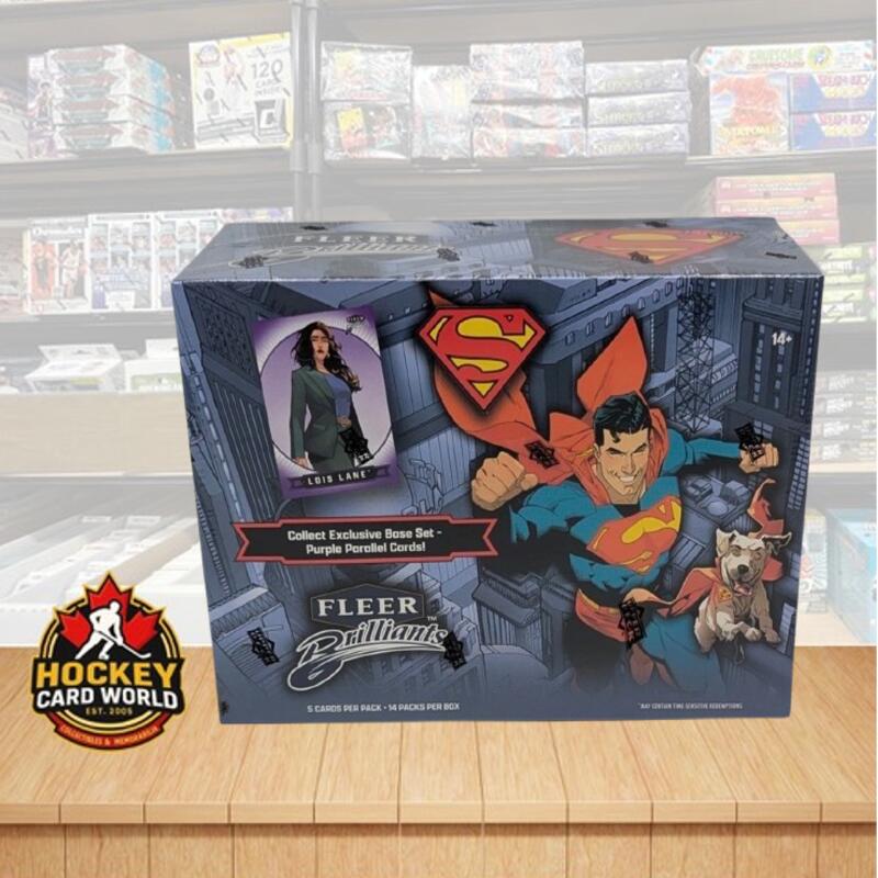 2025 Upper Deck Fleer Brilliants Superman Mega Box - 14 Packs Image 1