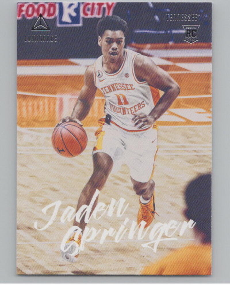 2021-22 Chronicles Draft Picks Luminance #95 Jaden Springer Rookie V105058 Image 1
