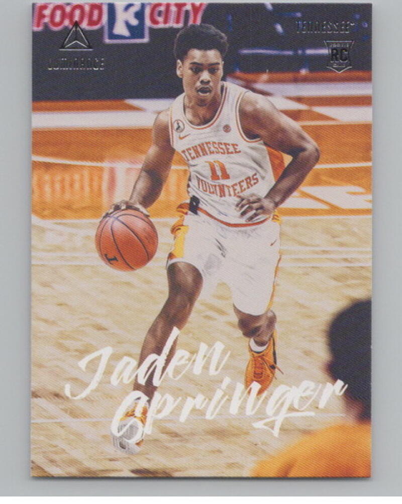2021-22 Chronicles Draft Picks Luminance #95 Jaden Springer Rookie V105060 Image 1