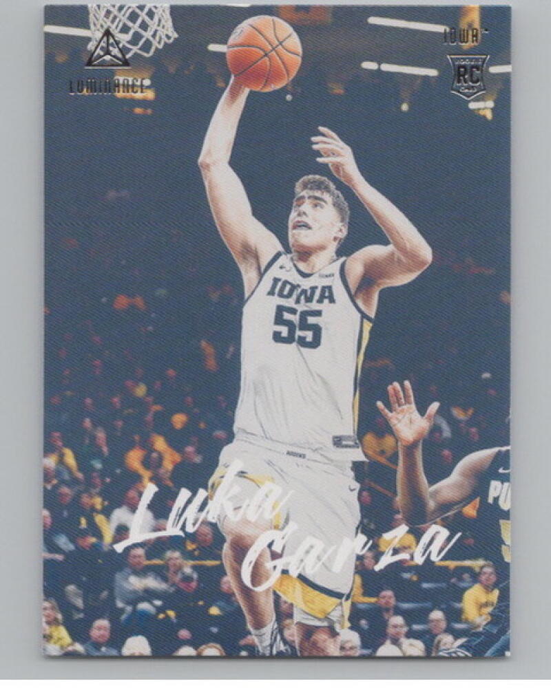 2021-22 Chronicles Draft Picks Luminance #98 Luka Garza Rookie V105068 Image 1