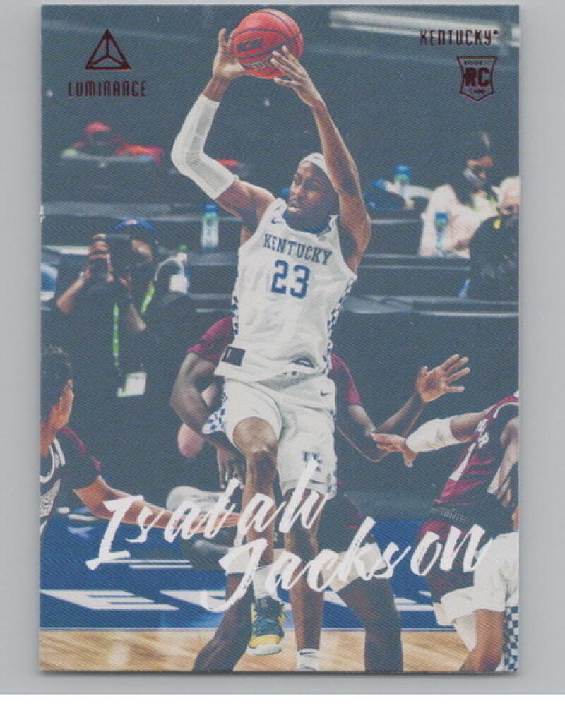 2021-22 Chronicles Draft Picks Luminance Pink #92 Isaiah Jackson Rookie V105072 Image 1